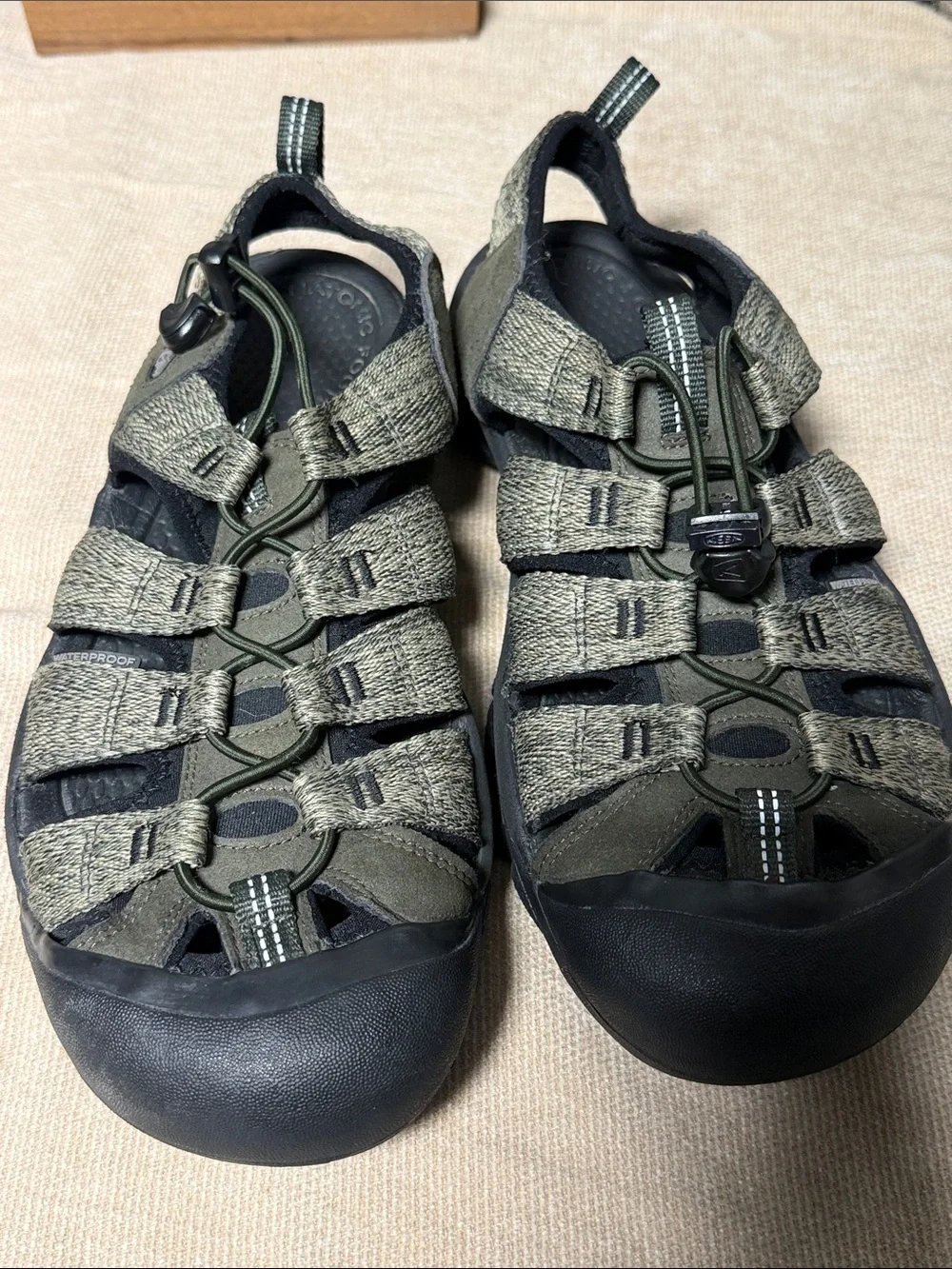Keen Olive Green and Black Men's Sport Sandals